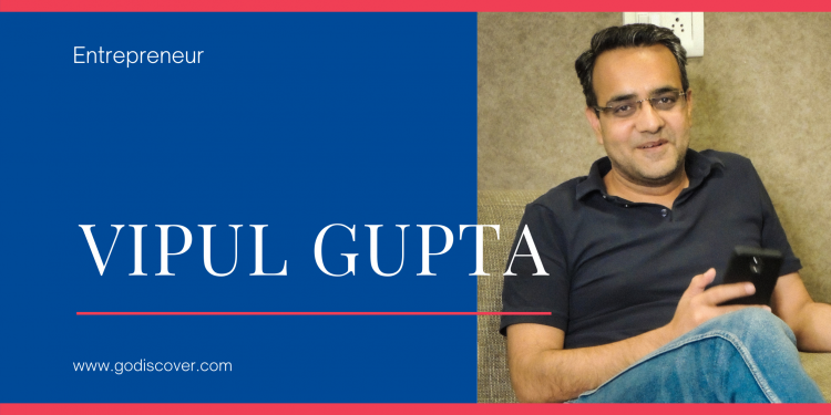 Vipul Gupta founder of goDiscover